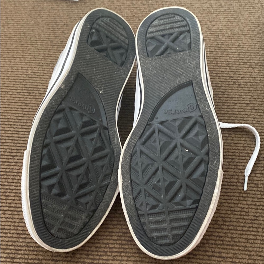 Converse Classic Blue and White Shoes